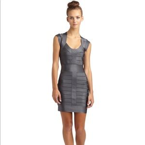 French Connection Bandage Dress Gray